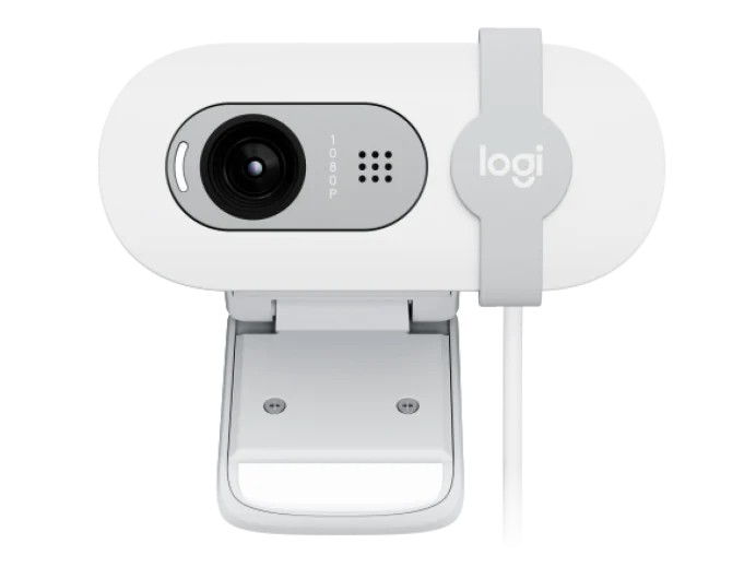 Camera web Logitech Brio 100 / 1080p/30fps / privacy shutter / mic / USB-A / Off-White photo 2
