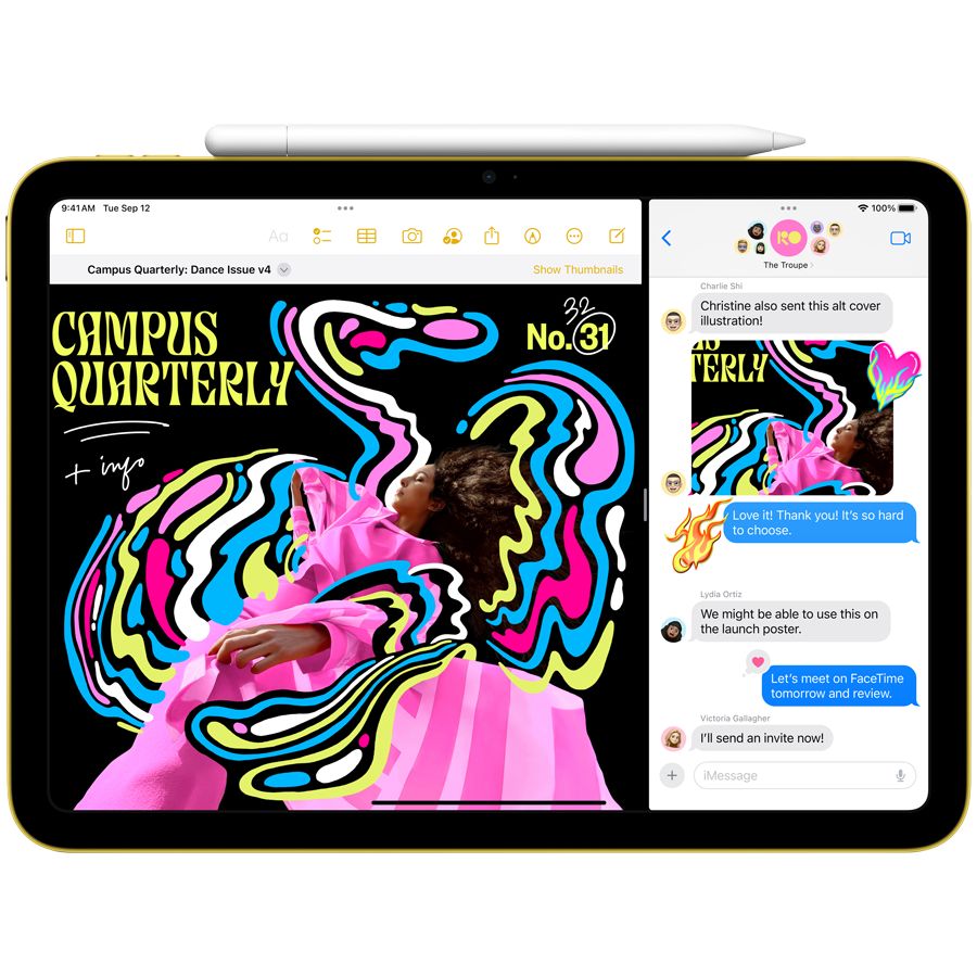 Tableta Apple iPad 10.9 inch / Wi-Fi / 4 GB / 256GB / Blue photo 4
