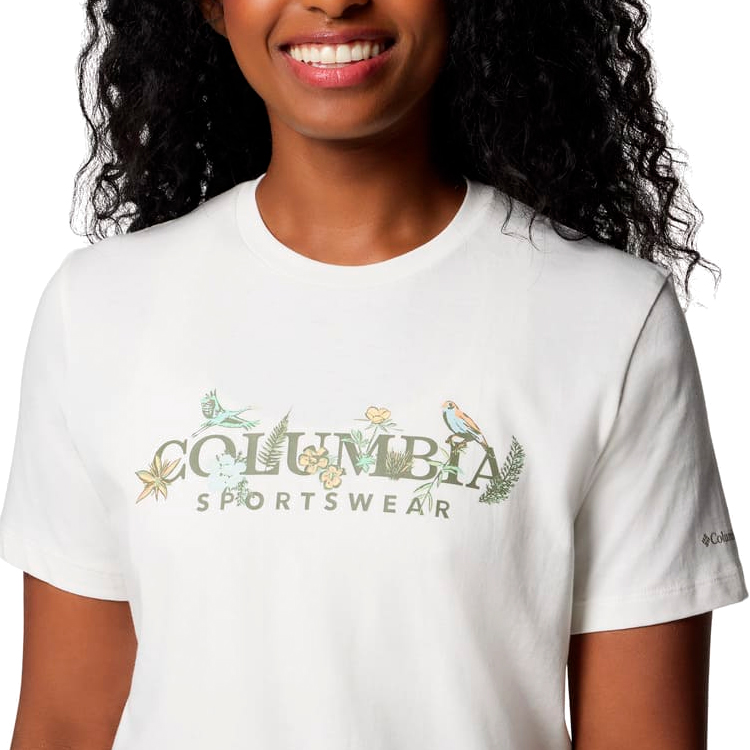 Tricou Columbia Boundless Beauty Logo SS Tee XS Alb Femei photo 3