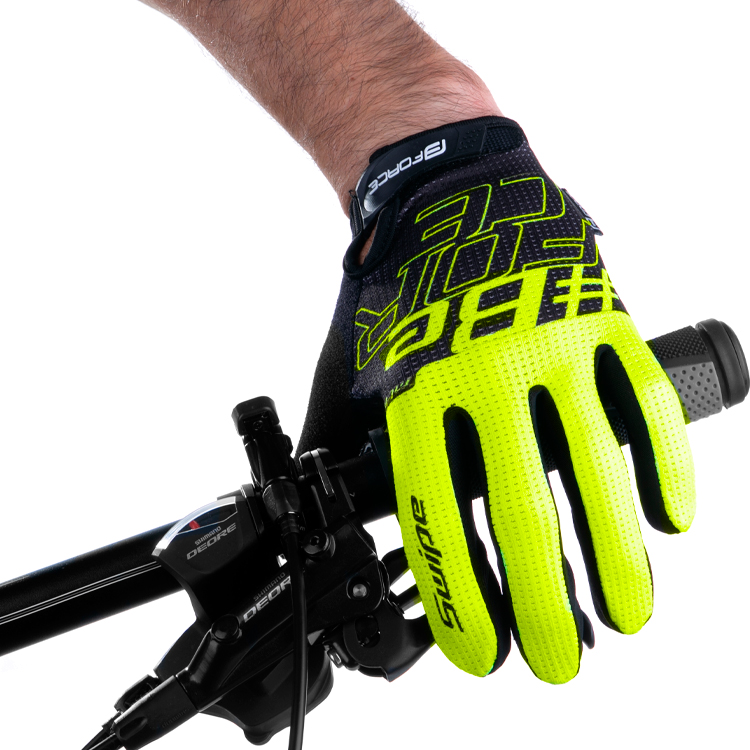 Перчатки велосипедные Force MTB SWIPE summer Черный 905726 photo 3