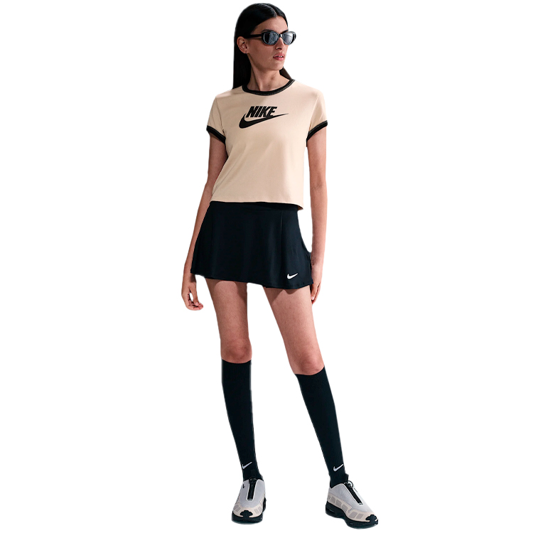 Tricou Nike W NSW SS RINGER TEE VNTG RUN XL Bej Femei photo 3