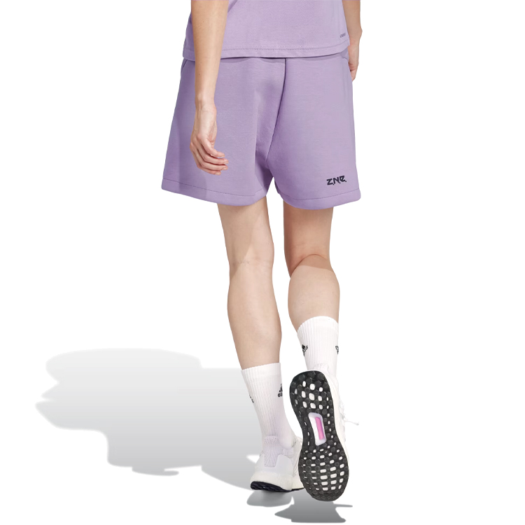 Sorti Adidas W Z.N.E.  SHORT XXS Liliac Femei photo 4