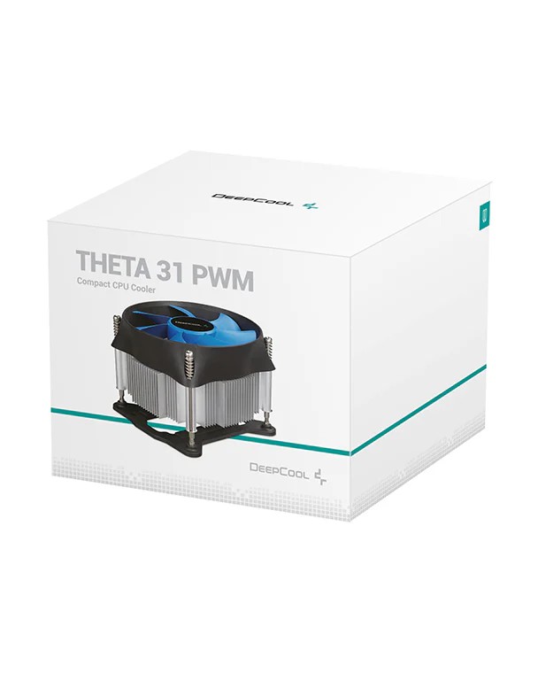 Sistem de racire DEEPCOOL Theta 31 PWM 1700 / LGA1700 / 95W / 900~2400rpm / <17.8~32.5dBA / 42.8CFM / Black photo 4