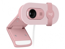 Camera web Logitech Brio 100 / 1080p/30fps / privacy shutter / mic / USB-A / Rose thumbnav 3