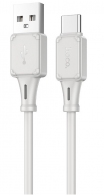 Cablu USB la USB-C HOCO “X101 Assistant” / 1m / Silicone / up to 3A / Gray thumbnav 1