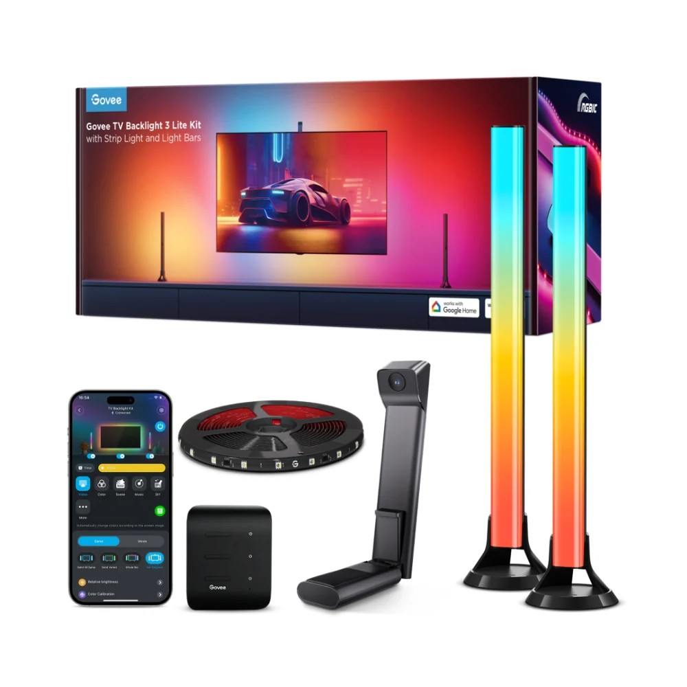 Светодиодная лента для телевизора Govee TV Backlight 3 Lite Kit t (55”-65” + Light Bars 40”-70”) photo 1