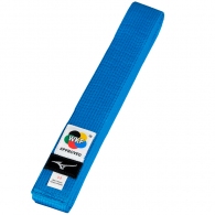 Centura de karate Mizuno WKF blue belt RB thumbnav 1