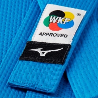 Centura de karate Mizuno WKF blue belt RB thumbnav 2