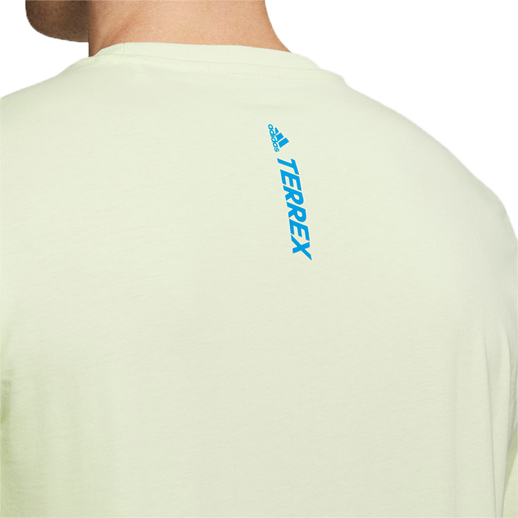 Tricou bărbătesc Adidas SS LOGO GFX T S Galben photo 5