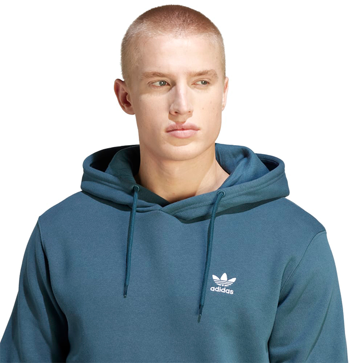 Hanorac pt bărbați Adidas ESSENTIAL HOODY XS Turcoaz photo 3