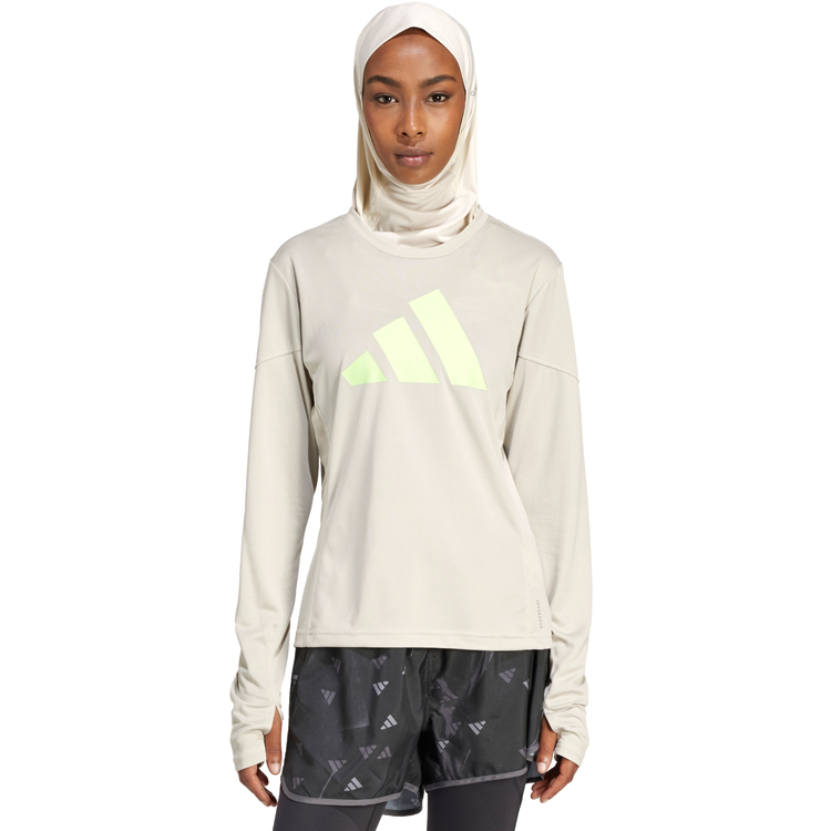 Hanorac Adidas RUN IT LS / Femei / XS / Bej photo 1 Hanorac Adidas RUN IT LS / Femei / XS / Bej photo 1