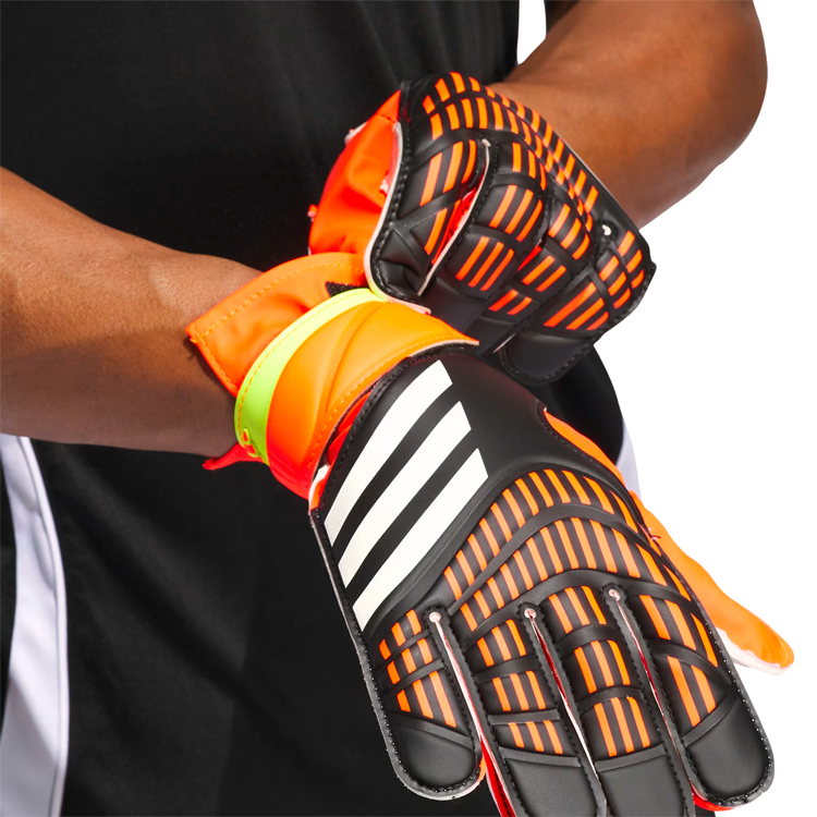 Перчатки вратарские Adidas PRED GL TRN Черный/Оранжевый photo 3