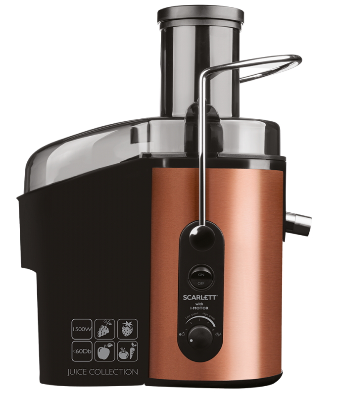 Storcator centrifugal Scarlett SC-JE50S27, 1.5 l, 1500 W, 5 trepte viteza, Alte culori photo 1 Storcator centrifugal Scarlett SC-JE50S27, 1.5 l, 1500 W, 5 trepte viteza, Alte culori photo 1