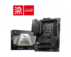 MSI MAG Z790 TOMAHAWK WIFI DDR4, Socket 1700, Intel® Z790 (14/13/12th Gen CPU), 18Phases, CPU graphics, HDMI, DP, Dual 4xDDR4-5333, 2xPCIe X16 5.0, 7xSATA3, RAID, 4xM.2 4.0, 1xPCIe X1, ALC4080/SPDIF, 2.5GbE LAN, WiFi6E/BT 5.3, 1xUSB-C3.2Gen2x2, 6xUSB3.2Ge thumbnav 1