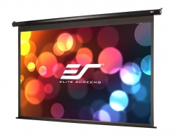 Elite Screens 100” (16:9) 222 x 125 cm, Electric Projection Screen, Spectrum Series with IR/Low Voltage 3-way wall box, Black thumbnav 1