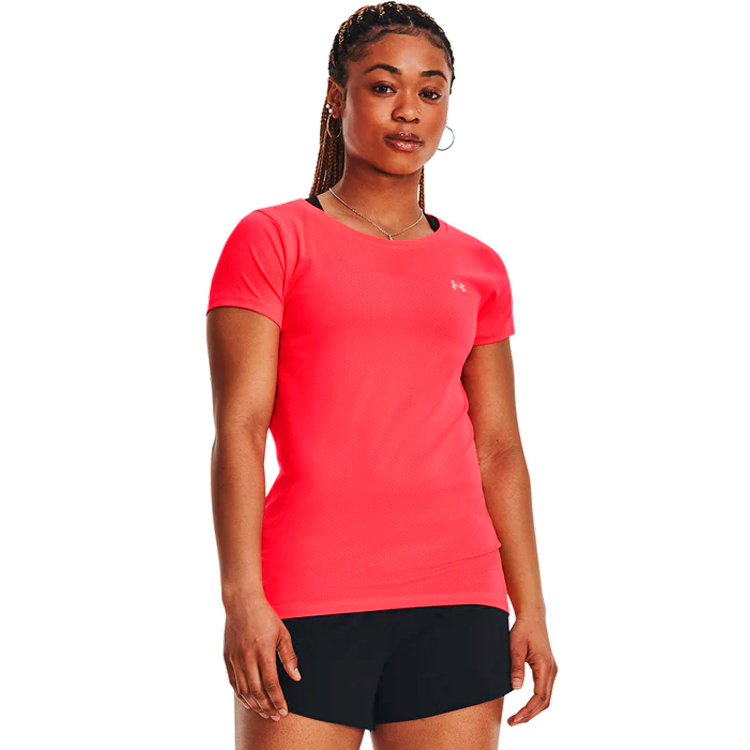 Tricou Under Armour UA HG ARMOUR SS / Femei / XS / Rosu photo 4
