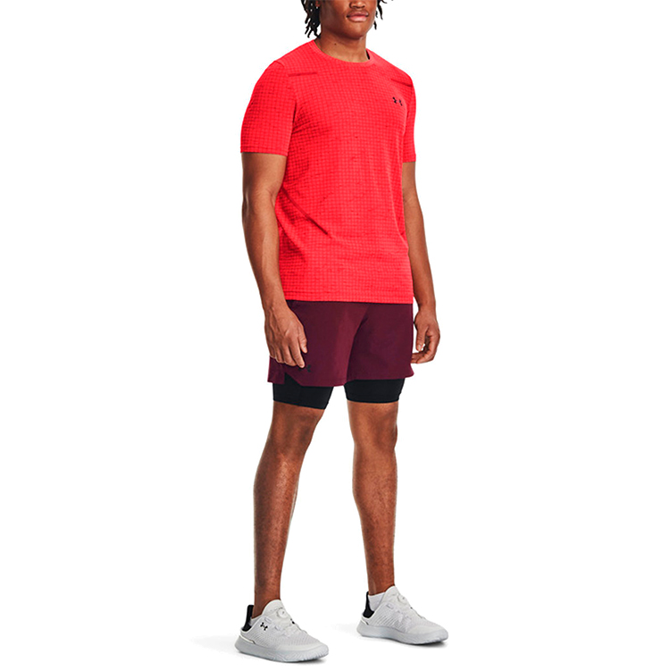 Tricou bărbătesc Under Armour UA M SEAMLESS GRID SS S Rosu photo 2