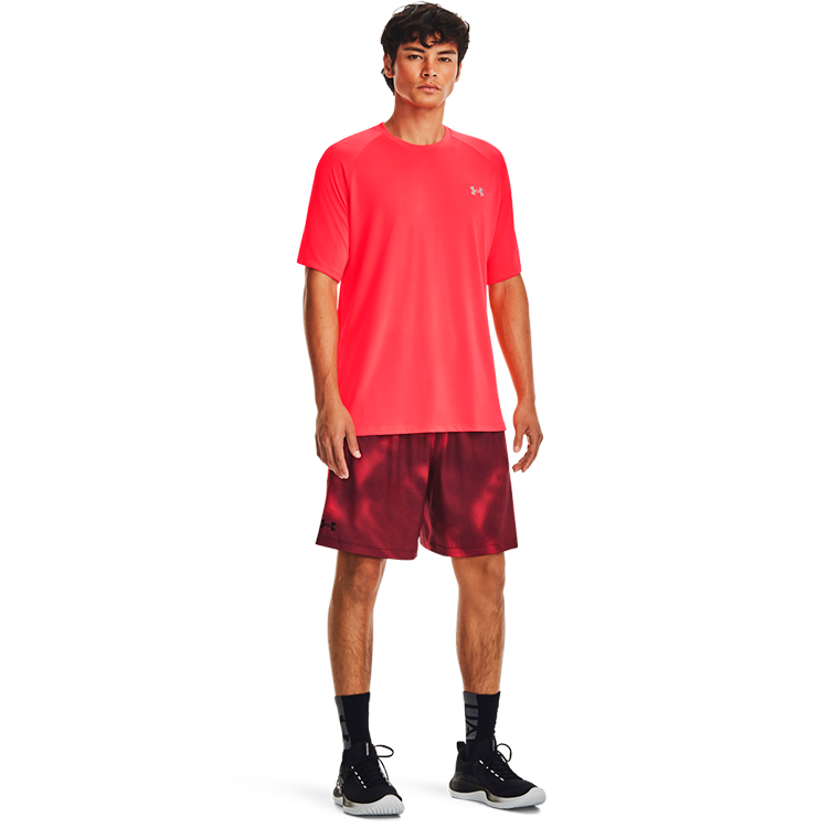 Футболка мужская Under Armour UA M TECH REFLECTIVE SS S Коралловый photo 4