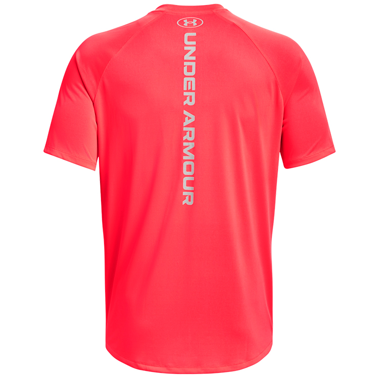 Футболка мужская Under Armour UA M TECH REFLECTIVE SS S Коралловый photo 5