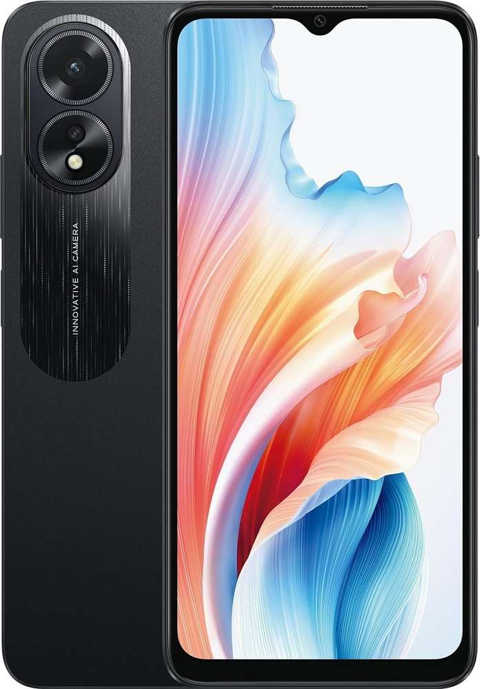Смартфон OPPO A38 / 6.56'' / 4 ГБ / 128 ГБ / Glowing Black photo 1
