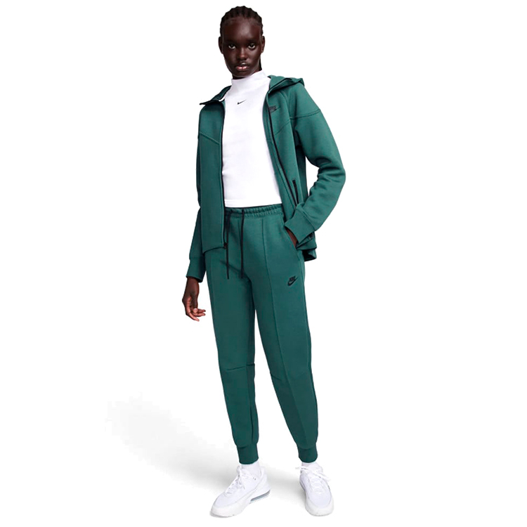 Брюки Nike W NSW TCH FLC MR JGGR L Зеленый Женский photo 3
