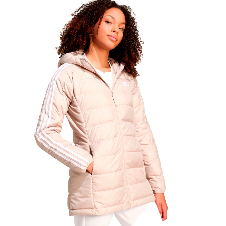 Куртка Adidas W ESS 3S L D HP XXS Бежевый Женский photo 4