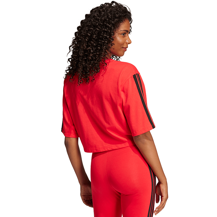 Tricou Adidas W 3S SJ T XXS Rosu Femei photo 4