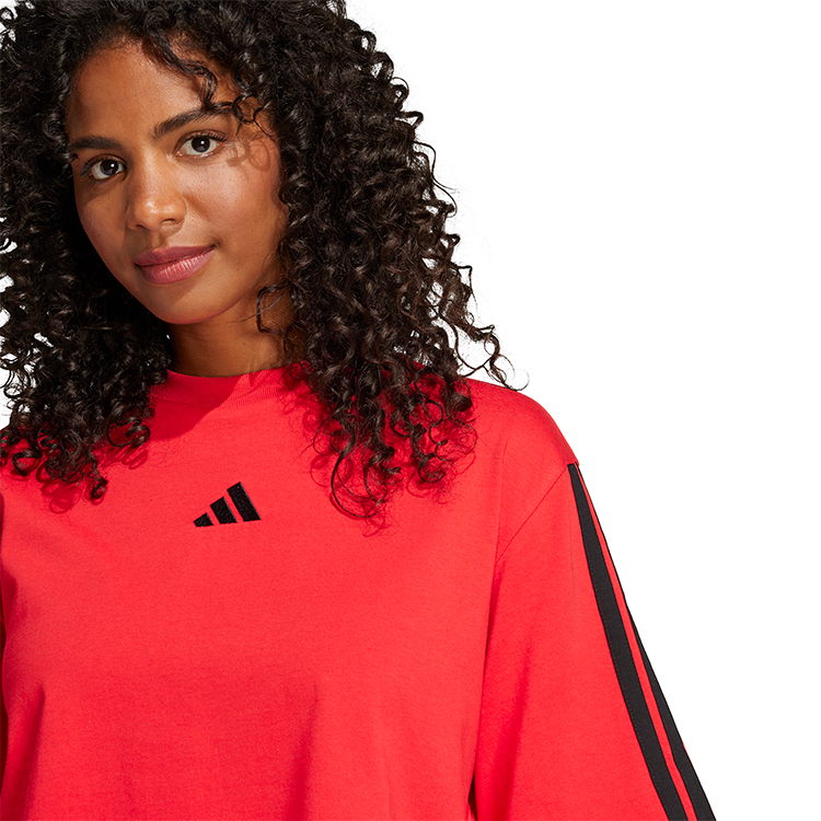 Tricou Adidas W 3S SJ T XXS Rosu Femei photo 5
