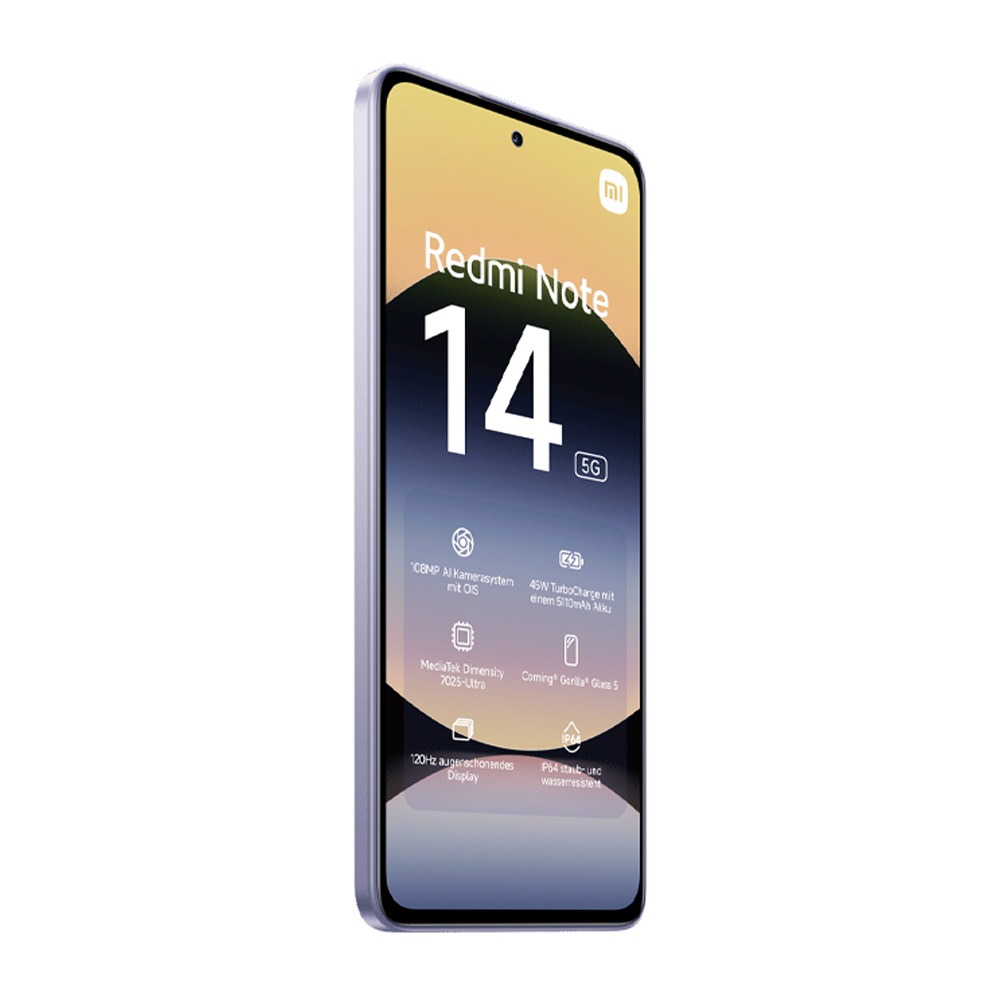 Смартфон Xiaomi Redmi Note 14 5G / 6.67'' / 6 ГБ / 128 ГБ / Lavender Purple photo 4