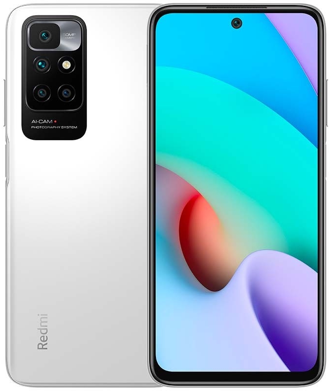 Смартфон Xiaomi Redmi 10 / 6.5'' / 4 ГБ / 128 ГБ / Белый photo 1