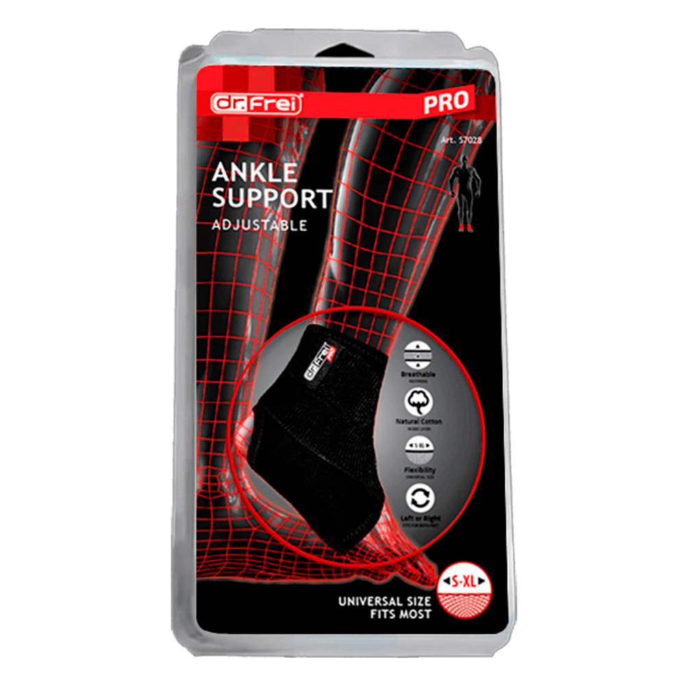 Суппорт голеностопа Dr Frei PRO-7028 Ankle Support/S7028/Черный photo 1 Суппорт голеностопа Dr Frei PRO-7028 Ankle Support/S7028/Черный photo 1