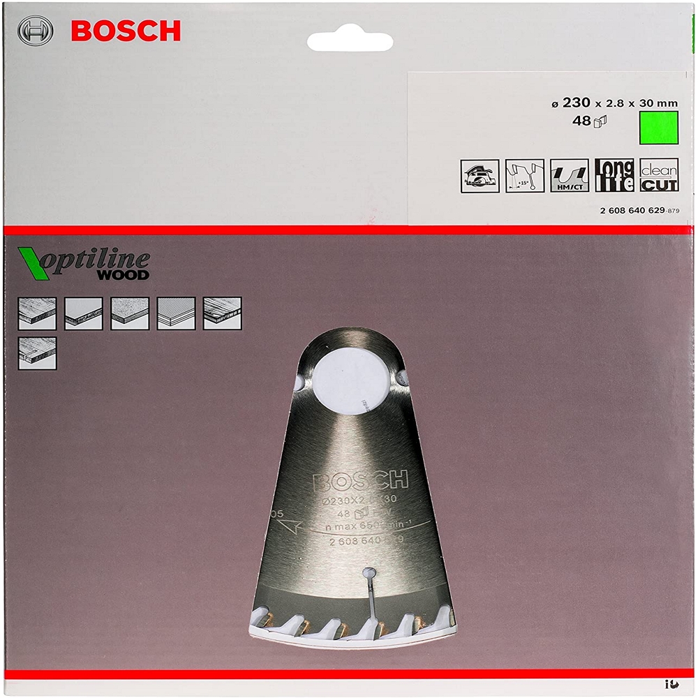 Пильный диск по дереву Bosch 2608640629 photo 2
