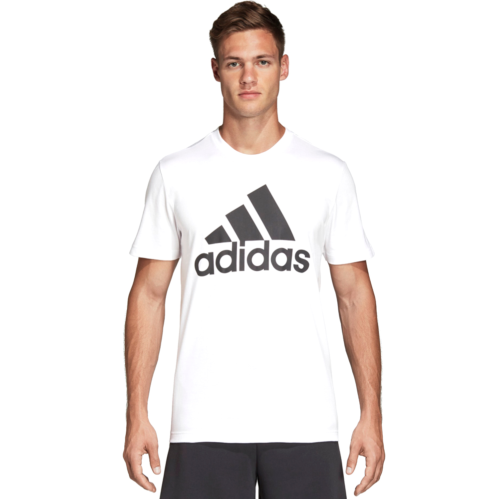 Tricou bărbătesc Adidas MH BOS Tee L Alb photo 2