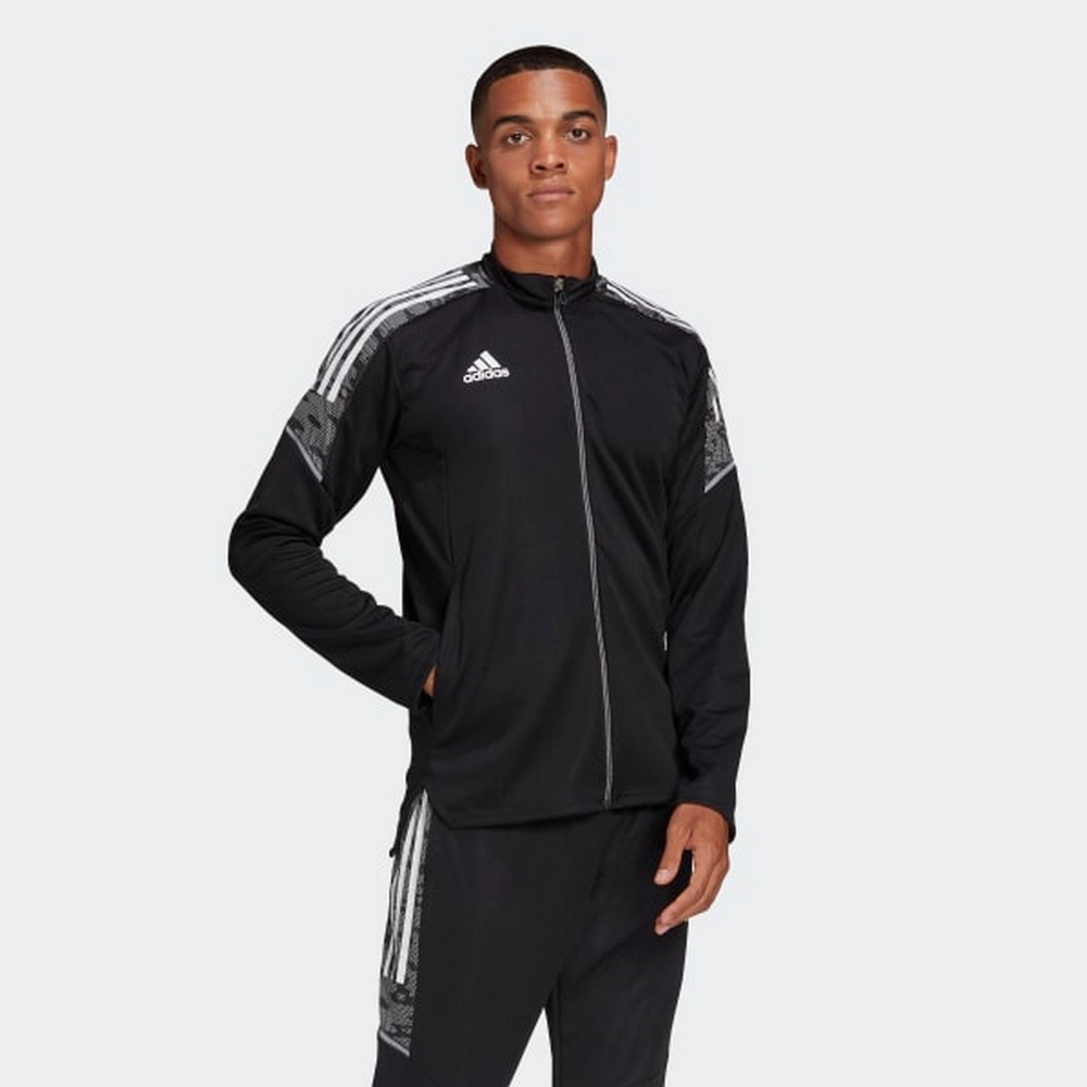 Hanorac pt bărbați Adidas CON21 TK JKT S Negru photo 2