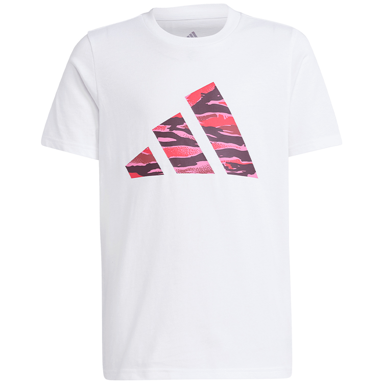 Футболка Adidas J CAMO LOGO TEE / Женский / 128 / Белый photo 2
