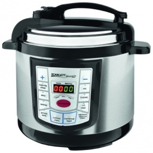 Multifierbator Scarlett SL 1529 / / 900 / 10 programe / Negru cu inox photo 1 Multifierbator Scarlett SL 1529 / / 900 / 10 programe / Negru cu inox photo 1