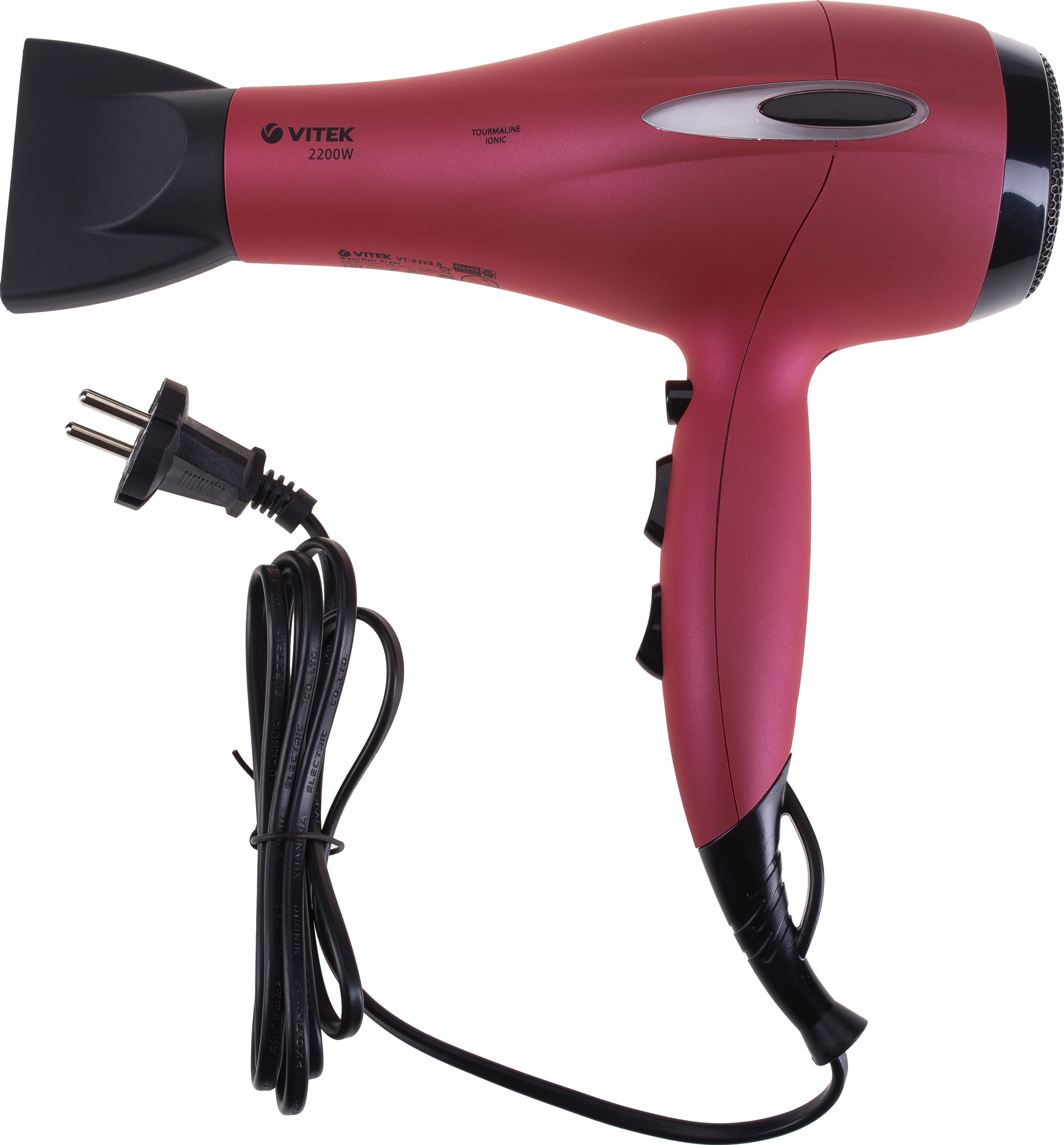 Фен Vitek VT2329 2200W Красный photo 2
