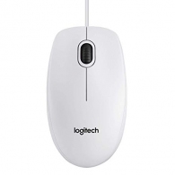 Logitech B100 Optical Mouse, White, USB, OEM thumbnav 1