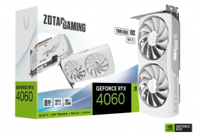 Placa video ZOTAC GeForce RTX 4060 Twin Edge OC White Edition / 8GB / GDDR6 / 128bit thumbnav 1