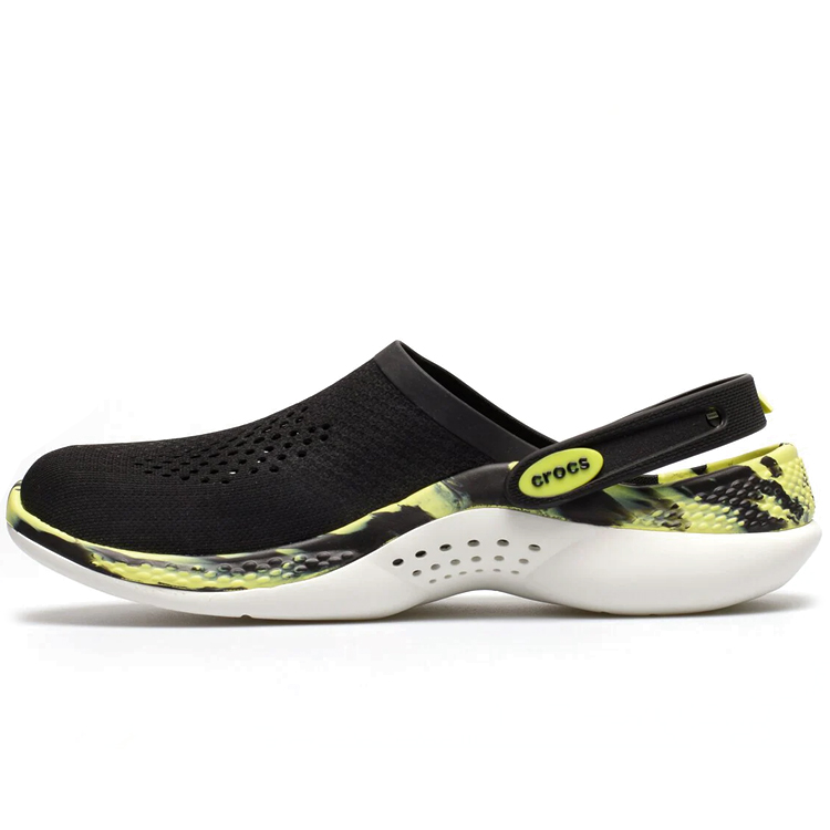 Slapi Crocs LiteRide 360 Marbled pt Barbati / 39-40 / Negru-galben photo 1 Slapi Crocs LiteRide 360 Marbled pt Barbati / 39-40 / Negru-galben photo 1