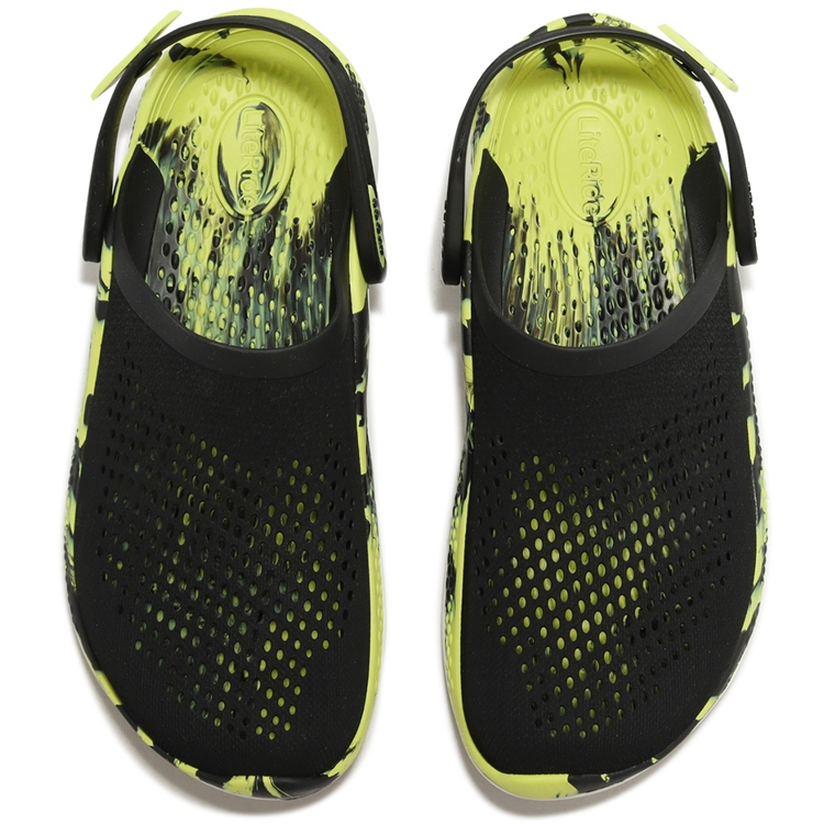 Slapi Crocs LiteRide 360 Marbled pt Barbati / 39-40 / Negru-galben photo 4