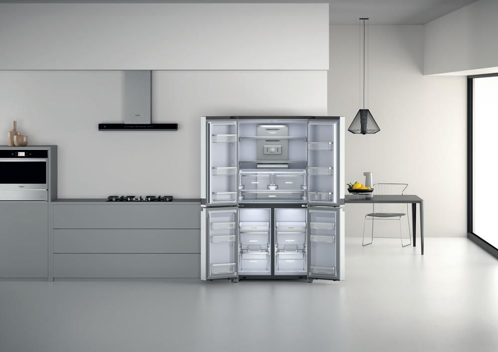 Frigider French Door Whirlpool WQ9M2L / 613 l / 187.4 cm / E / Gri photo 6