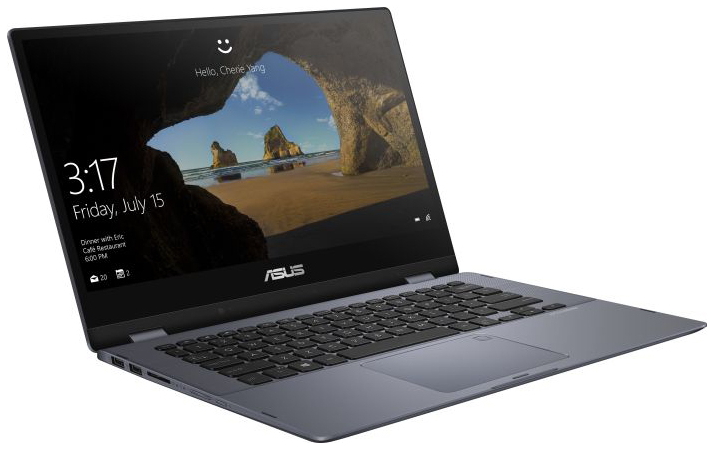 Laptop Asus Ultrabook VivoBook Flip VivoBook Flip 14 TP412FA-EC112T 14” / 4 GB / 256 GB / Core i3 / UHD Graphics 620 / Gri cu albastru photo 8