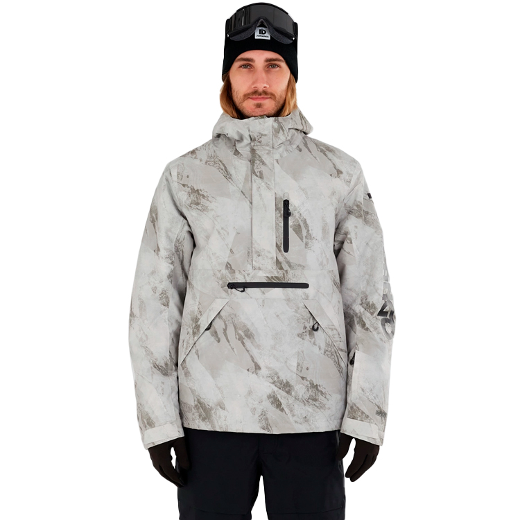 Geacă pt Barbati Fundango Tilbury ECO Logo Anorak S Alb-gri photo 1 Geacă pt Barbati Fundango Tilbury ECO Logo Anorak S Alb-gri photo 1