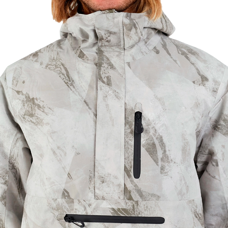 Geacă pt Barbati Fundango Tilbury ECO Logo Anorak S Alb-gri photo 6