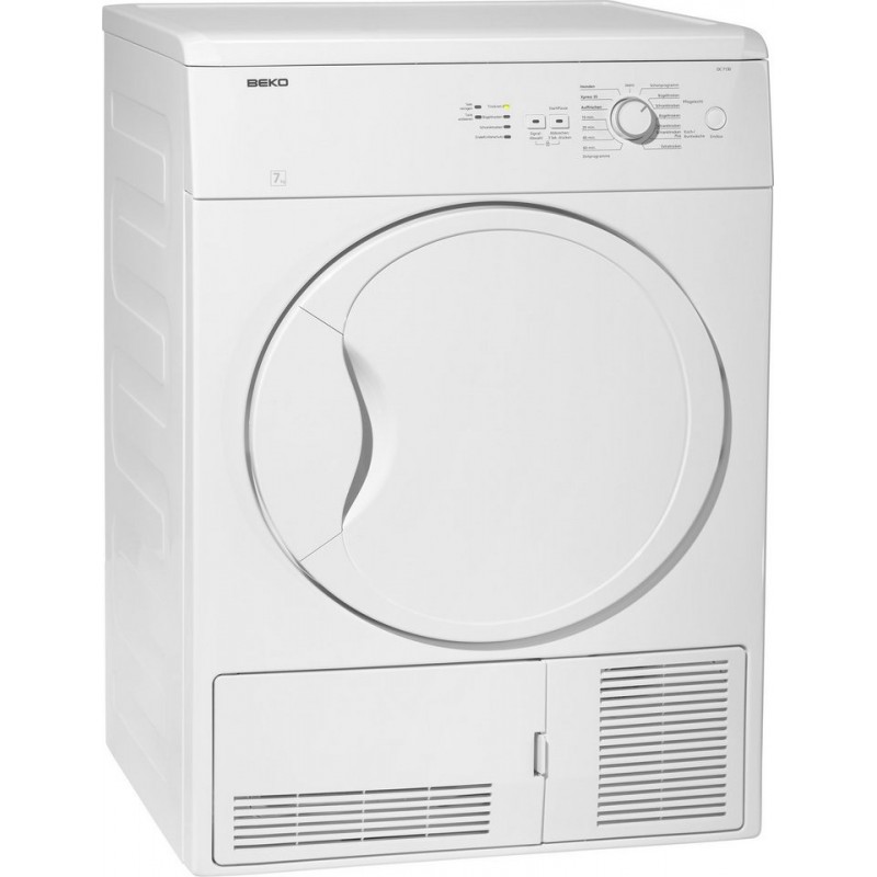Masina de uscat rufe Beko DC7130 / 7 kg / B / Alb photo 2