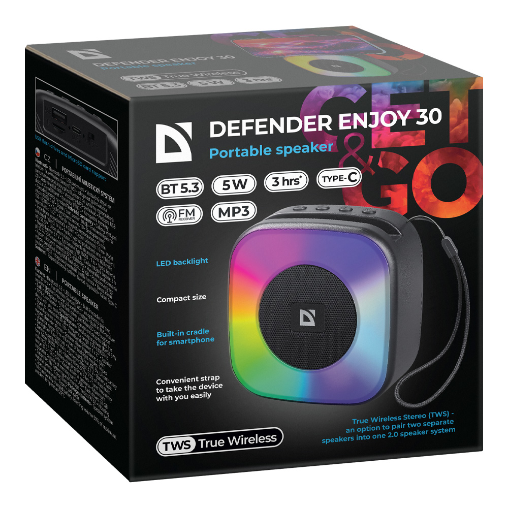 Boxa portabila Defender Enjoy 30 (65930) Black photo 9