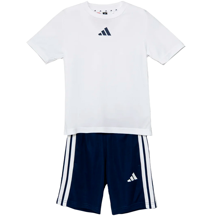 Set tricou + sorti Adidas J TR-ES 3S SET photo 1 Set tricou + sorti Adidas J TR-ES 3S SET photo 1