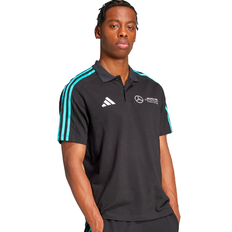 Мужские Поло Adidas MER DNA POLO M S Черный photo 2