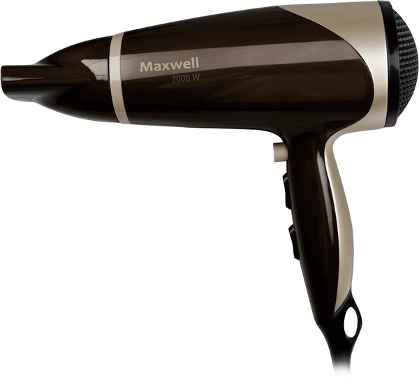 Фен Maxwell MW2030 2000W Чёрный с серебристым photo 1 Фен Maxwell MW2030 2000W Чёрный с серебристым photo 1